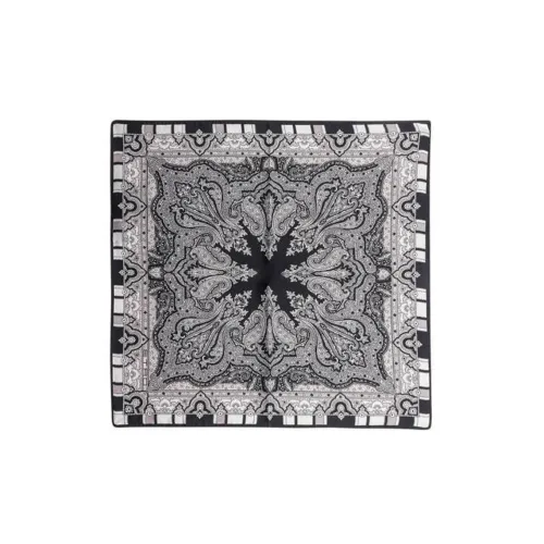 ETRO Шелковые шарфы Мужской черный