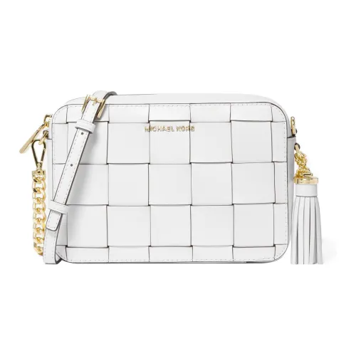 MICHAEL KORS Jet Set Коровья кожа Сумка через плечо Средний Женская Белая