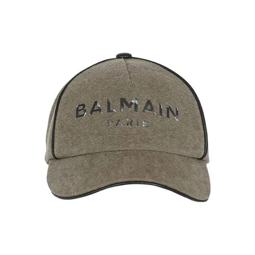 BALMAIN Хлопок Бейсболка Серого цвета Унисекс