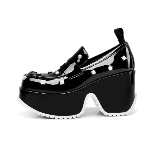 HAOYASENNU Платформа Обувь Женская Черная