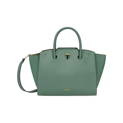 Furla Телячья кожа Тоут Сумка Сумка для покупок Сумка на плечо Сумка среднего размера Женская Горохово-зеленая