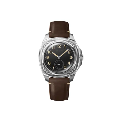 LONGINES Автоматический Механический Механизм Мужские Часы Watchmaking Tradition Collection 43 мм Черные