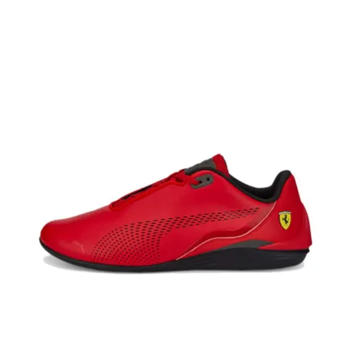 PUMA Ferrari Drift Cat 7 Low Топ Футбольные бутсы Унисекс Черный Красный