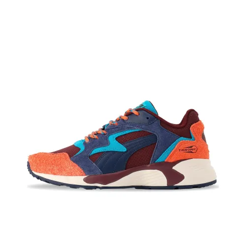 JUNE AMBROSE X PUMA Keeping Score Prevail Low Топ Спортивная повседневная обувь Женская Синий Оранжевый Коричневый