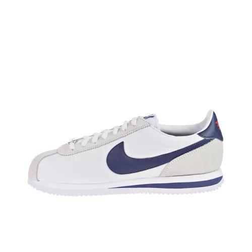 Nike Cortez Shock Absorbers Slip-Resistant Low-Top Беговые кроссовки Мужские Белые