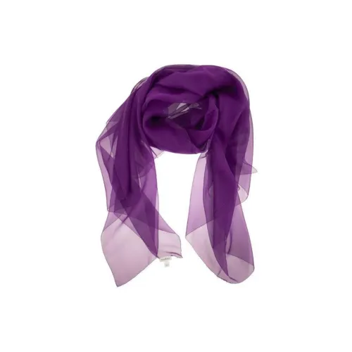 MaxMara Шелковые шарфы Фиолетовый Женские