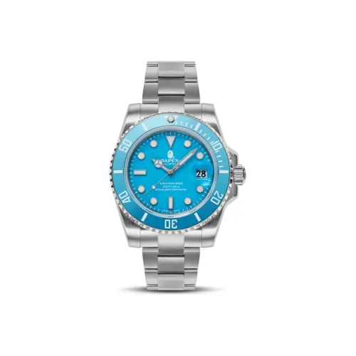 A BATHING APE Механические Мужские Часы 43 мм Синий