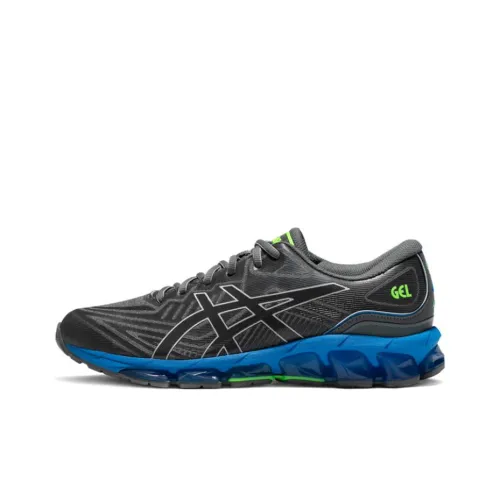 ASICS Gel Quantum 360 7 Амортизация Износостойкий Низкий Топ Беговые кроссовки Мужские Серый Синий Зеленый