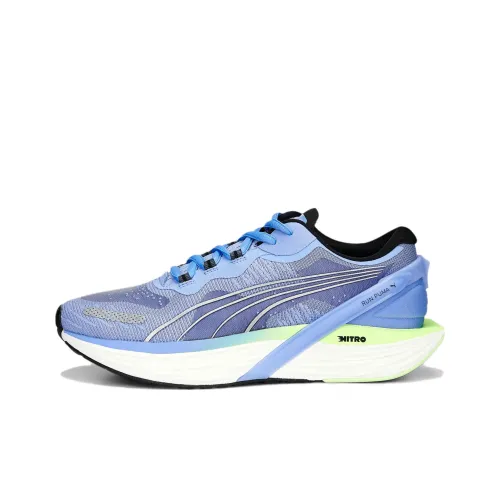 PUMA Run XX Nitro противоскользящий устойчивый к истиранию низкий топ кроссовки для бега на марафон женские синий зеленый