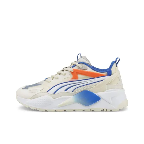 PUMA RS X Efekt Muted Martians Low Топ Спортивная повседневная обувь Женская Белый Синий