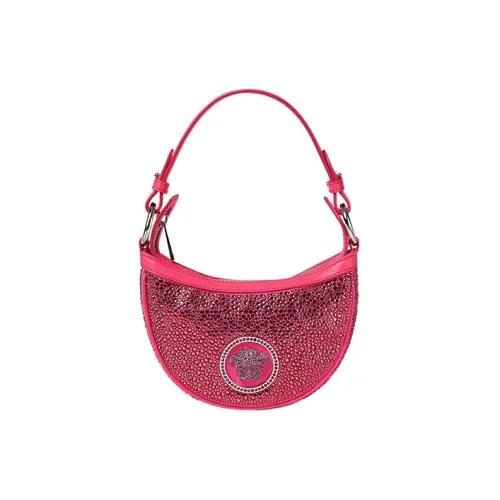 VERSACE Lambskin Trim One Shoulder Bag Mini Women's Pink