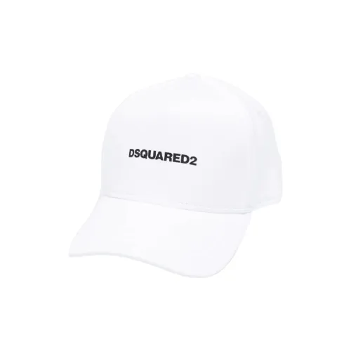 DSQUARED 2 Хлопок Бейсболки Мужские Белые