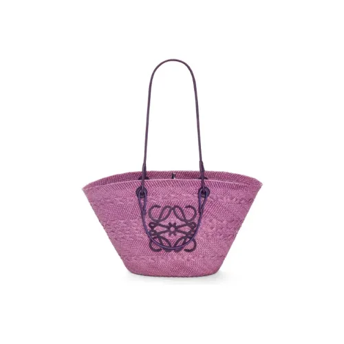 LOEWE Anagram Iraci Palm Телячья кожа Сумка через плечо Женская Фиолетовая