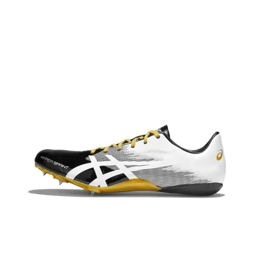 Asics Hyper Sprint 7 Low Топ Тренировочные Беговые Кроссовки Мужские Черно-Белые