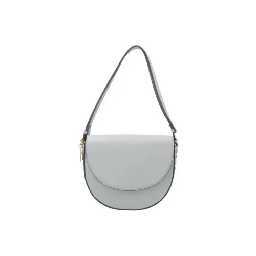 Stella McCartney Frayme Chain Trim Shoulder Bag Crossbody Bag Medium Women's Gray Stella McCartney Frayme Цепочка Trim Сумка через плечо Сумка Crossbody Medium Женская Серый
