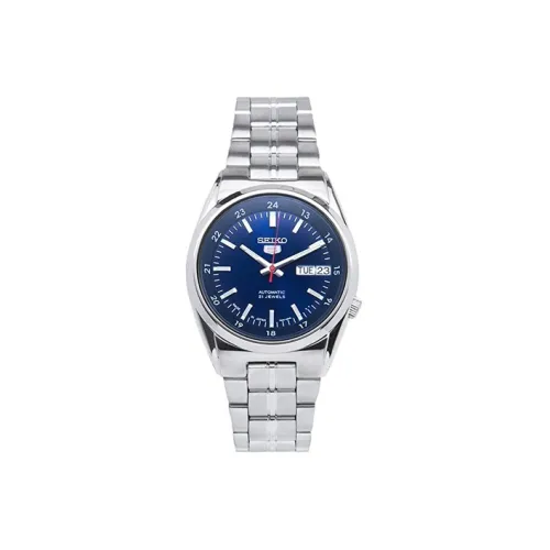 SEIKO Автоматический Механический Механизм Мужские Часы 36 мм Синий
