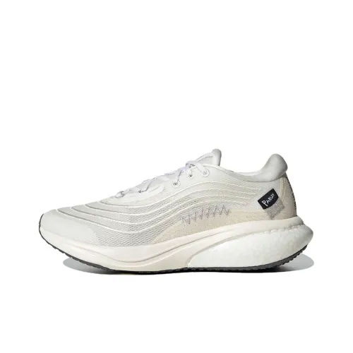 PARLEY x Adidas Supernova 2 Легкий Износостойкий Противоскользящий Низкий Топ Беговые кроссовки Женские Белый Серый