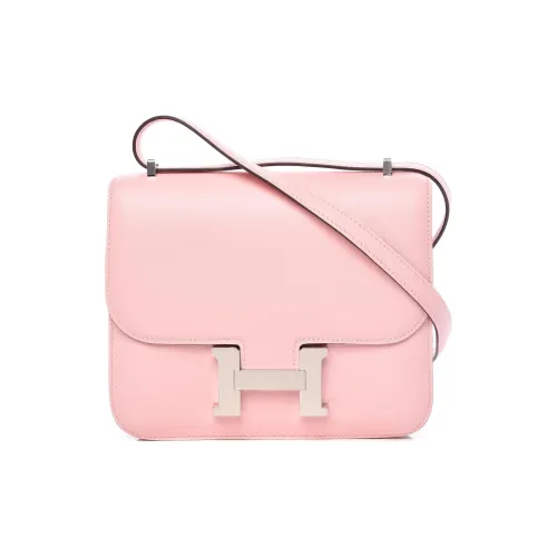 HERMES Constance Swift Телячья кожа Сумка через плечо Мини Женские 3Q Розовый SAKURA Розовый цветок вишни