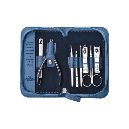 THREE SEVEN 777 Набор инструментов для маникюра с контурингом 8 штук