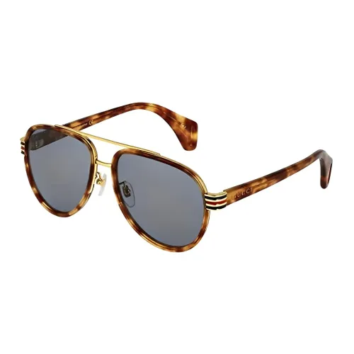 GUCCI Пластиковая оправа Aviator Солнцезащитные очки Мужские