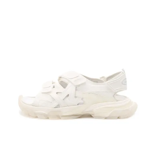 Balenciaga Track Beach Sandals Men's White
