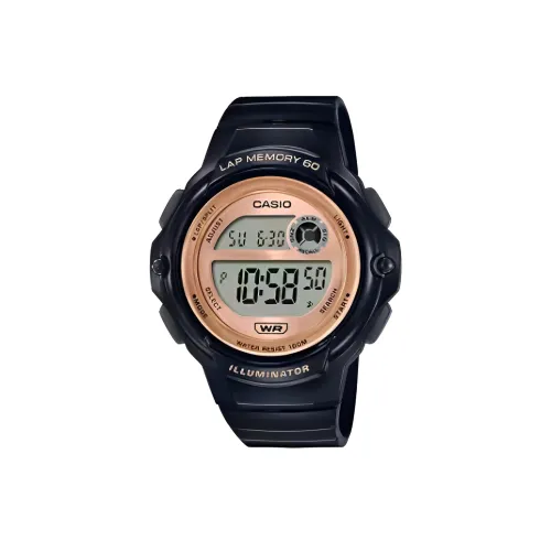 CASIO DIGITAL Series Кварцевый механизм Смольный ремешок Часы для мужчин Кофейная цветовая схема Циферблат часов LWS 1200H 1AVDF
