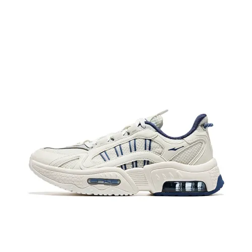 Erke Hills Low Топ Спортивная Повседневная Обувь Женская Белая Синяя