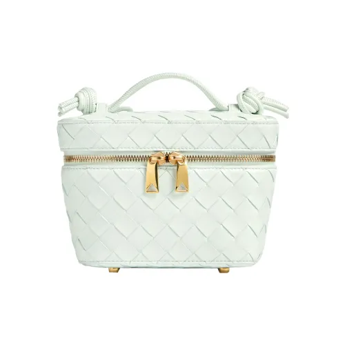 Bottega Veneta Sheepskin Сумка Сумка через плечо Сумка через плечо Makeup Bag Мини Женская Glacier Blue