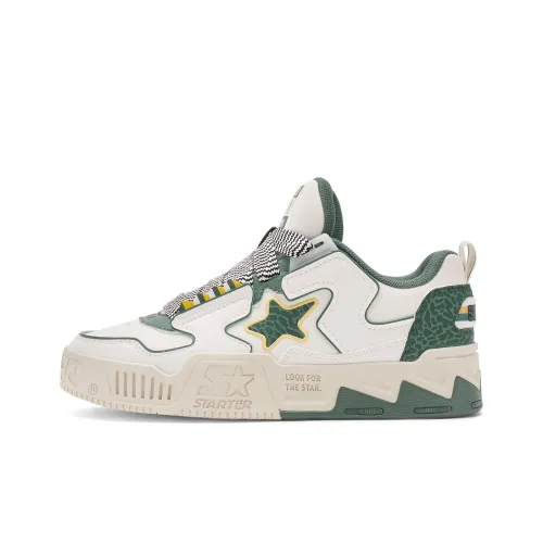 STARTER Vol 90s Little Черепаха Противоскользящие Устойчивые к истиранию Низкие Кроссовки для скейтбординга Мужские Белые Зеленые