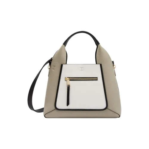 Furla Gilda Телячья кожа Тоут Сумка Сумка для покупок Сумка через плечо Сумка среднего размера Женская Серый Зеленый и Белый