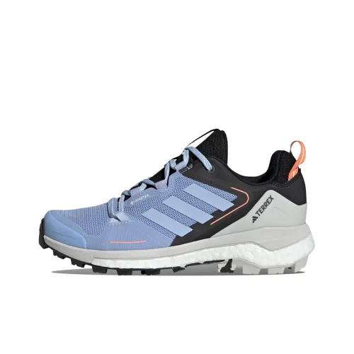 adidas Terrex Skychaser 2 Slip Resistant Abrasion Resistant Легкий Низкий Топ Походная обувь Женская Серый Синий Черный