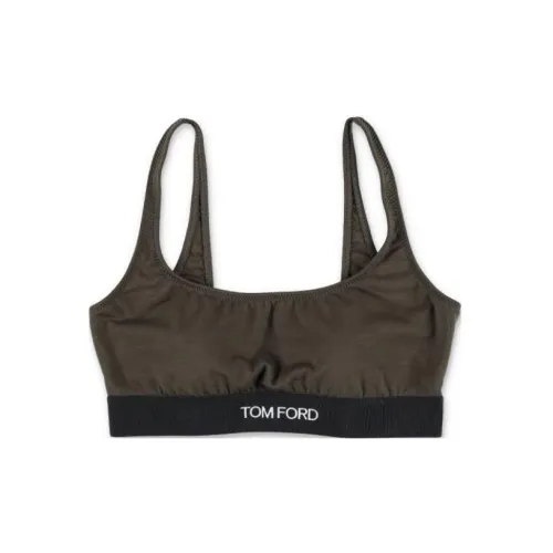 TOM FORD Оливково-зеленый Женские Бюстгальтеры