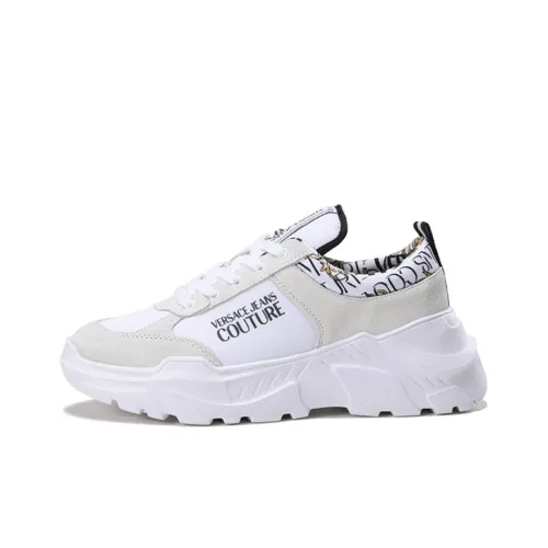 VERSACE JEANS COUTURE Повседневный Низкий Топ Белый Многоцветный Мужской