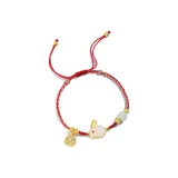 Браслеты Fortune с нефритовым кроликом (красный)