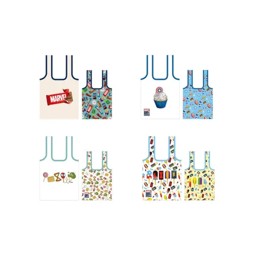 BANDAI X Disney Marvel Comic MARVEL Многоразовая сумка Lucky Draw Целая коробка 4 шт