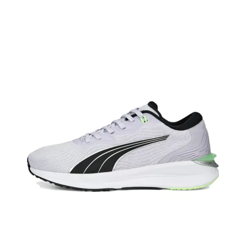 PUMA Electrify Nitro 2 Slip-Resistant Abrasion-Resistant Low-Top Беговые кроссовки Женские Серый Черный