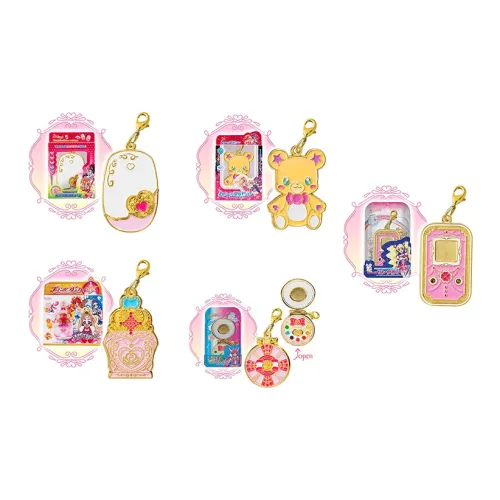 BANDAI Sailor Moon Pretty Cure Girlish Дие-каст Подвеска Набор Pretty Cure Все Звезды Hen0shin Подвеска Счастливый Draw
