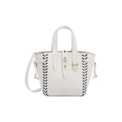 Furla Net Collection Телячья кожа Корзинка-сумка Сумка через плечо Сумка Мини Women's White