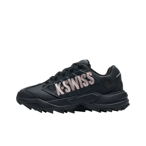 KSWISS Легкий Низкий Топ Спортивная Повседневная Обувь Женская Черный Розовый