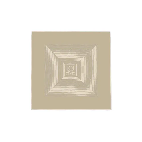 TOTEME Шелковые шарфы Бежевый Унисекс