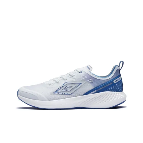 Umbro FLEX Cloud Wing Беговые кроссовки Низкий топ INNO Белый/Озёрный Синий Мужской