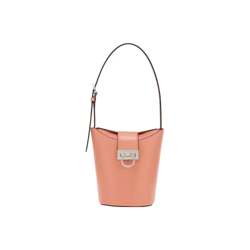 FERRAGAMO Trifolio Гладкая поверхность Телячья кожа Сумка Сумка через плечо Женская Розовая