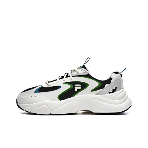 FILA FUSION Conch D Low Топ Кэжуал Мужской Молочный Белый Лотосовый Серый