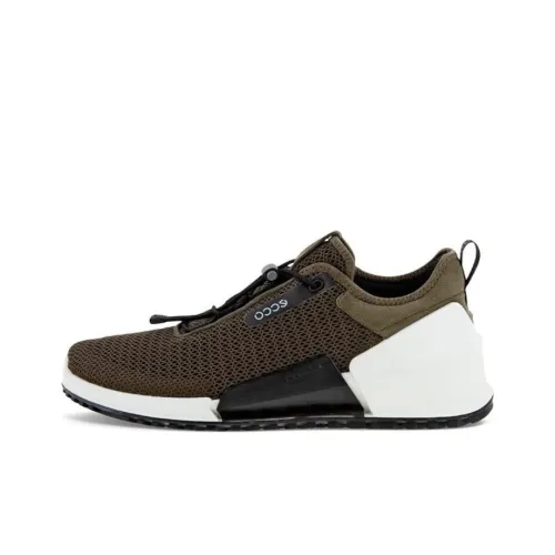 Ecco Striding 2,0 Series Низкий Топ Спортивная Повседневная Обувь Мужская Армейский Зеленый