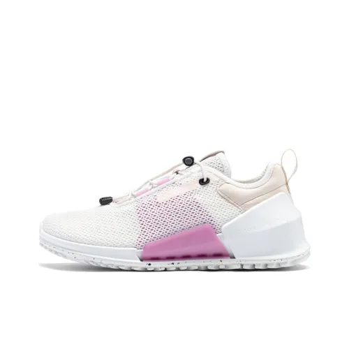 Ecco Striding 2,0 Series Низкий Топ Спортивная Повседневная Обувь Женская Белая