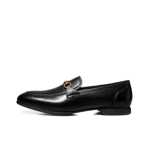 THOM WILLS Повседневные кожаные туфли Low Top Черные Мужские