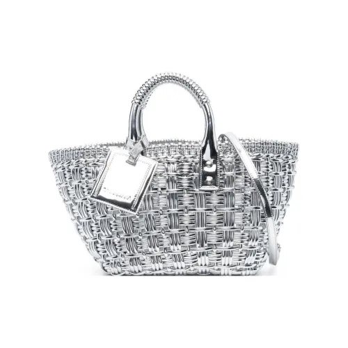 Balenciaga Телячья кожа Сумка Женская Серебряная
