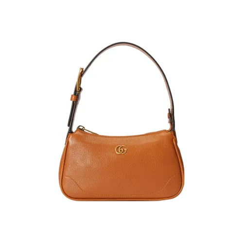 GUCCI Aphrodite Кожа Плечевая Сумка Маленькая Сумка через плечо Женская Оранжевая Коричневая
