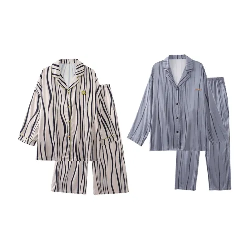Чун Си BLUE MAN+Серебряный Женщина Унисекс Пижамные комплекты