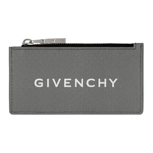 Givenchy 4G Коровья кожа Держатель для карт Мужской Кварц Серый